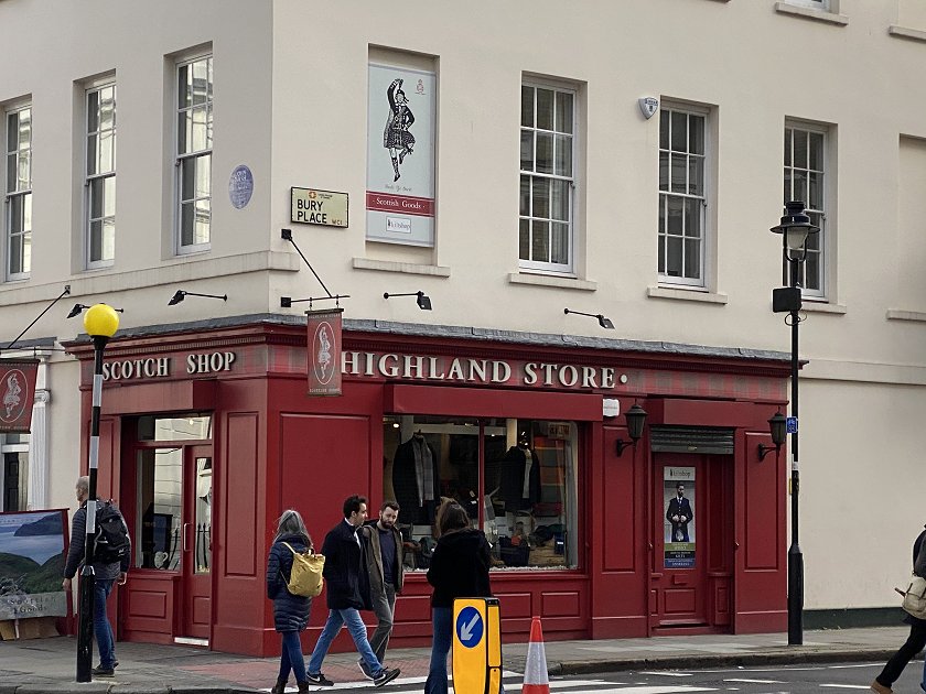 Highland Store, Holborn - a kilt shop in London!