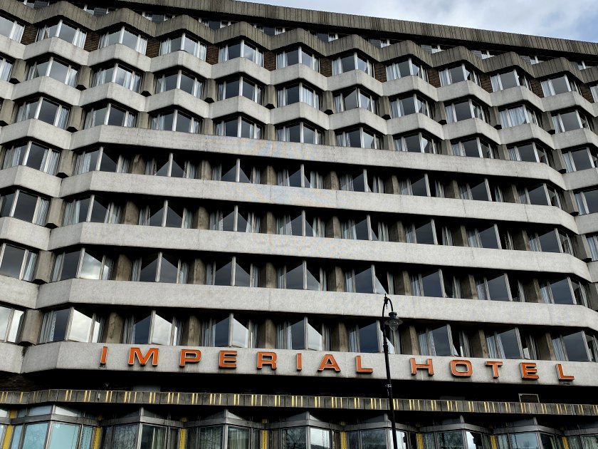 The former Imperial Hotel was demolished and rebuilt in the late 1960s - and it shows!