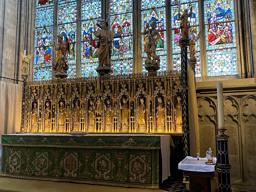 High altar and part of the east window