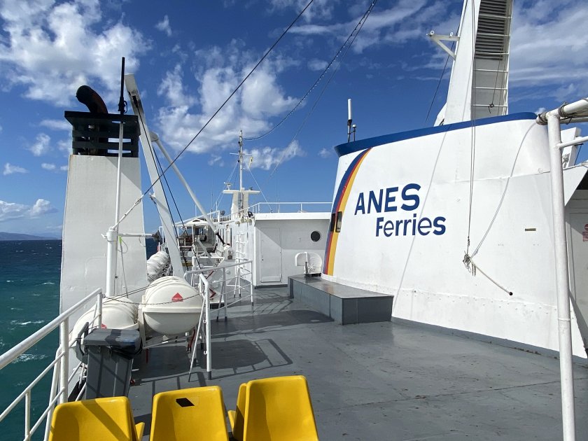 Out on deck seems to be the way to go