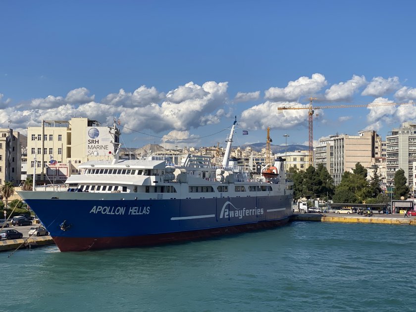 Approaching our berth