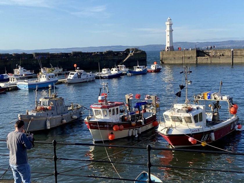 Newhaven Harbour is just a short distance away