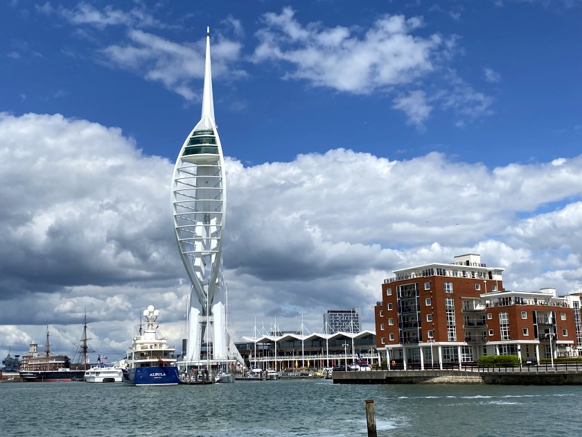 Spinnaker Tower, from Portsmouth Point