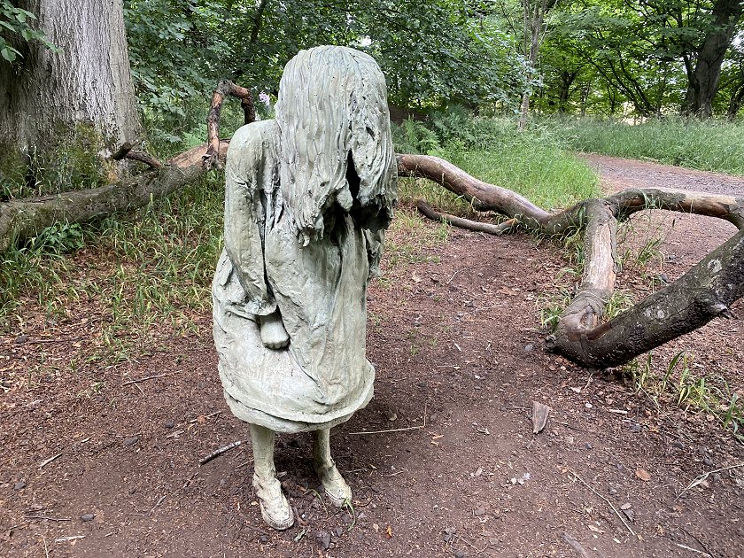 (One of several) 'Weeping Girls' (Laura Ford)