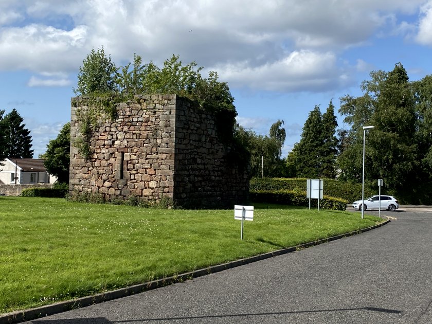 This is what remains of Craiglockhart Castle