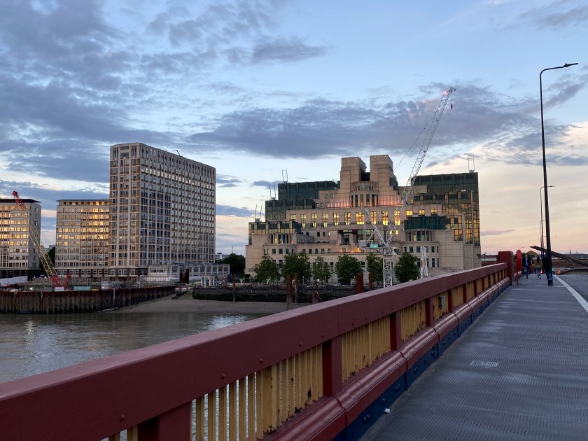 The SIS Building, better known as MI6 HQ