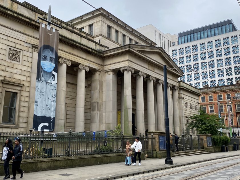 Manchester Art Gallery, from Mosley Street