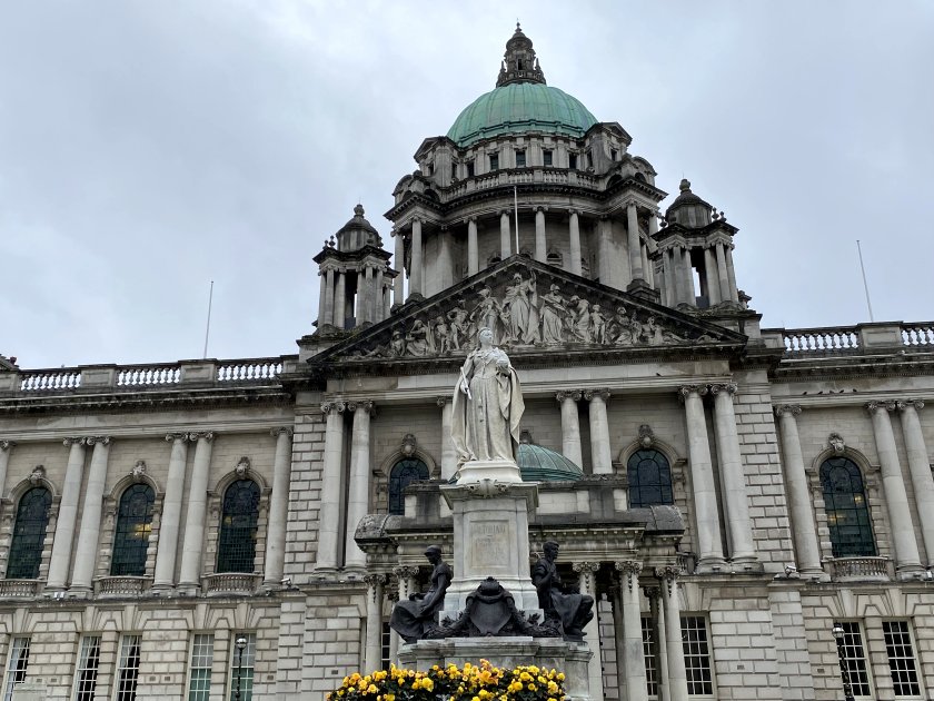 City Hall with Queen Victoria statue