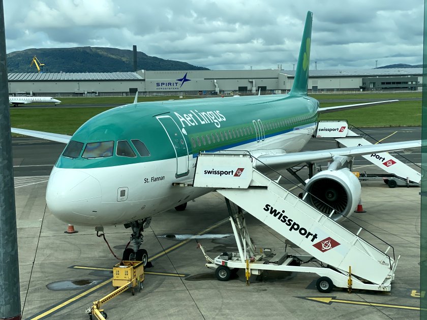 Aer Lingus A320 at BHD