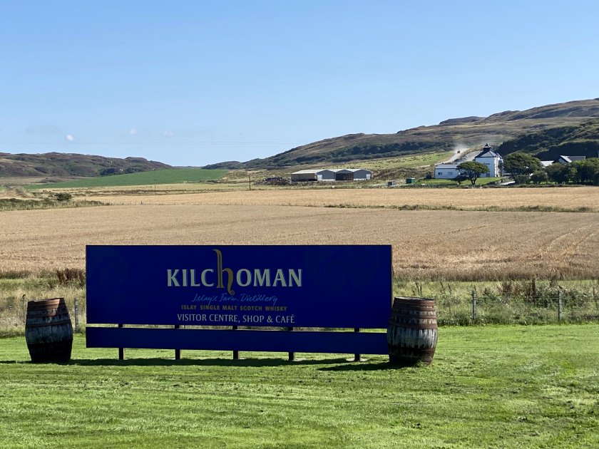 We had a tour booked at Kilchoman, Islay's newest distillery