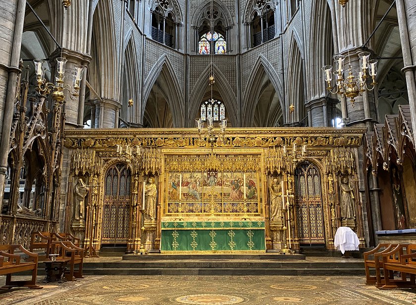 Westminster Abbey's high altar
