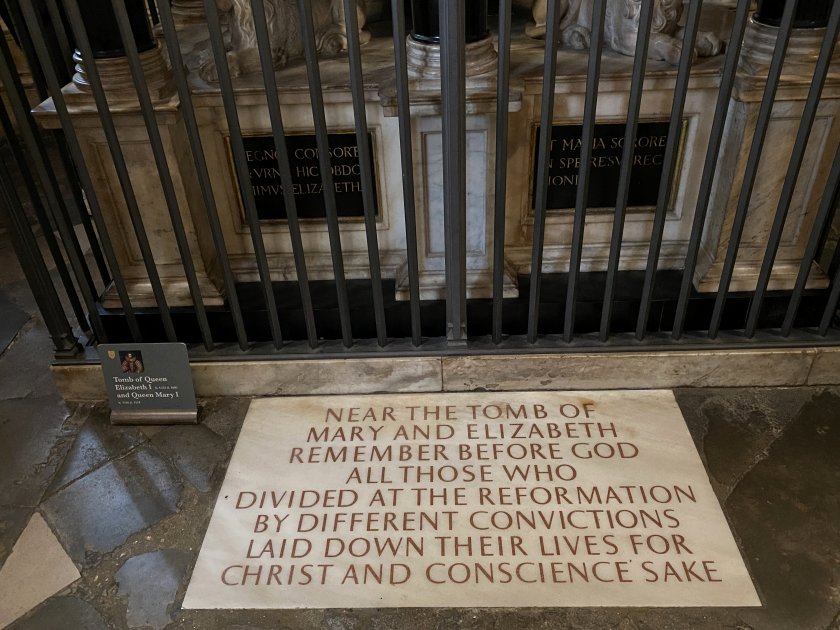 Tomb of Queen Elizabeth I and Queen Mary I