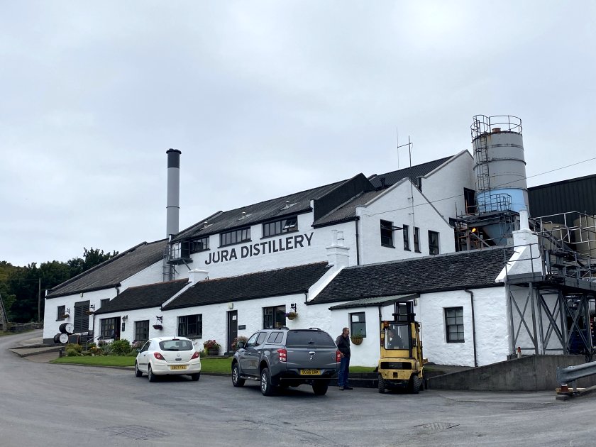 Jura Distillery was still closed to visitors