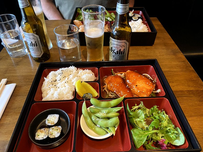 Japanese bento-box lunch at Kappa, Earls Court