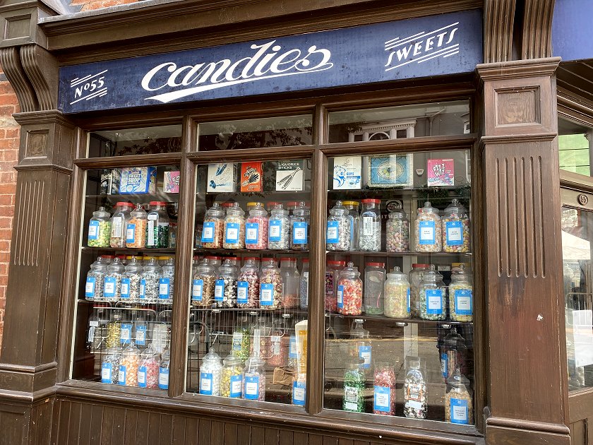 The traditional sweet shop was also part of my childhood