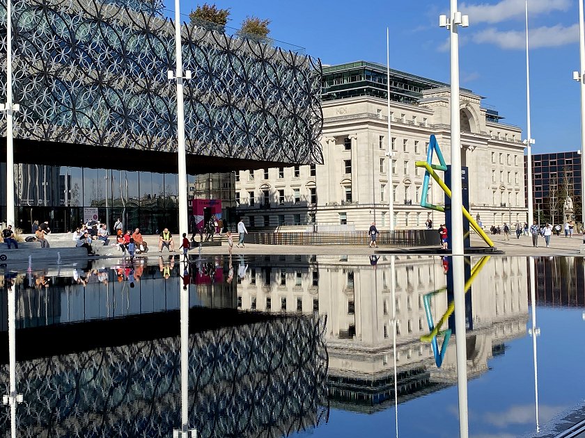 Centenary Square reflections