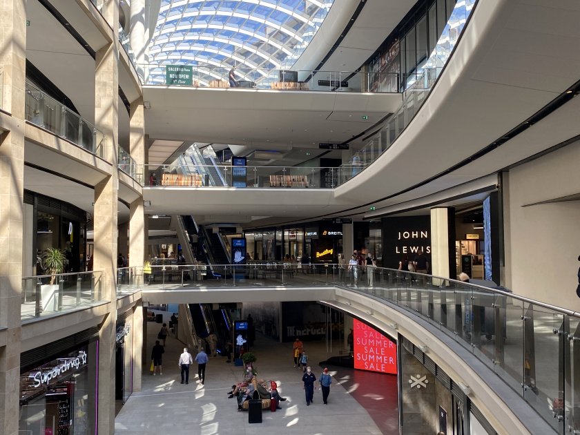 A refurbished John Lewis continues to be the anchor store