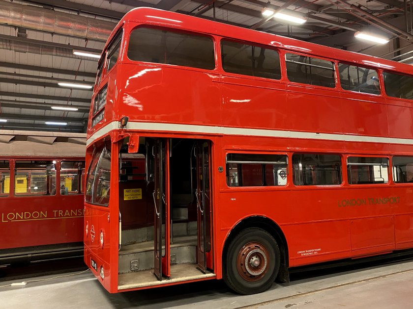 The unique FRM1 was a prototype rear-engine Routemaster - a concept that did not go into production