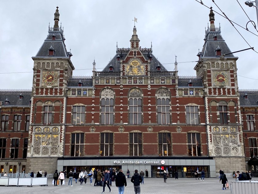 Amsterdam's stunning Central Station (1889)