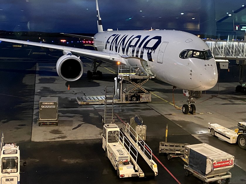 Our Finnair Airbus A350-900 bound for New York JFK