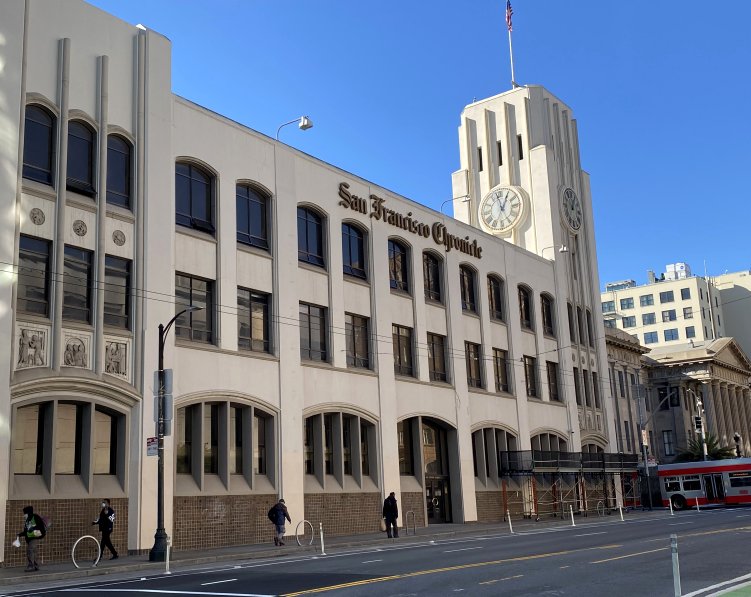 San Francisco Chronicle Building at Mission & 5th