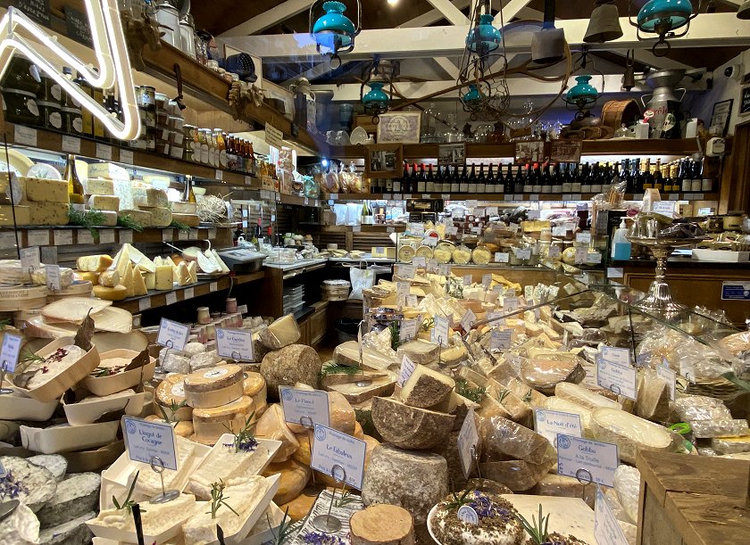 I wonder how long it would take to have a browse in this cheese shop!