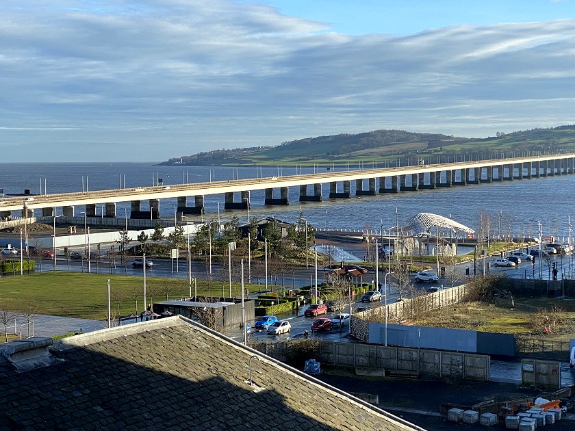 The Tay Road Bridge from our room