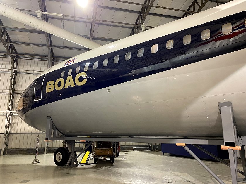 These two planes were also allocated to the Concorde hangar. BOAC combined with BEA to form BA.
