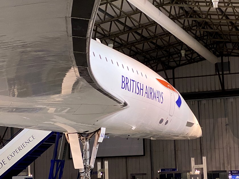A wing profile like no other type in the BA fleet