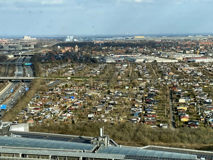 View towards airport