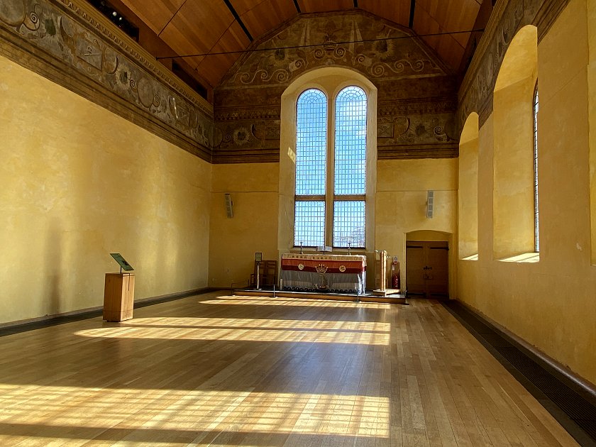 Inside the capacious Chapel Royal
