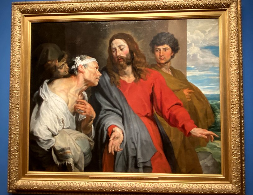 VAN DYCK AND REMBRANDT. Anthony van Dyck: Christ Healing the Paralysed Man