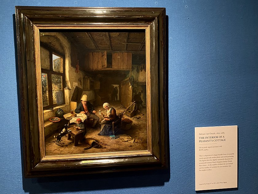 THE LOW COUNTRIES. Adriaen van Ostade: The Interior of a Peasant's Cottage