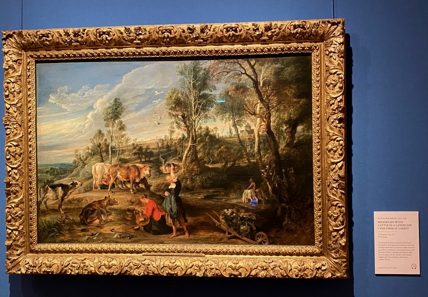 LANDSCAPE PAINTINGS. Peter Paul Rubens: The Farm at Laken