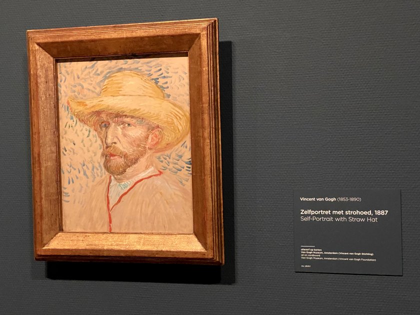 'Self-Portrait with Straw Hat'