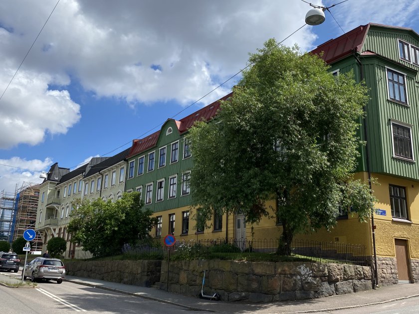 Buildings on Fjällgatan