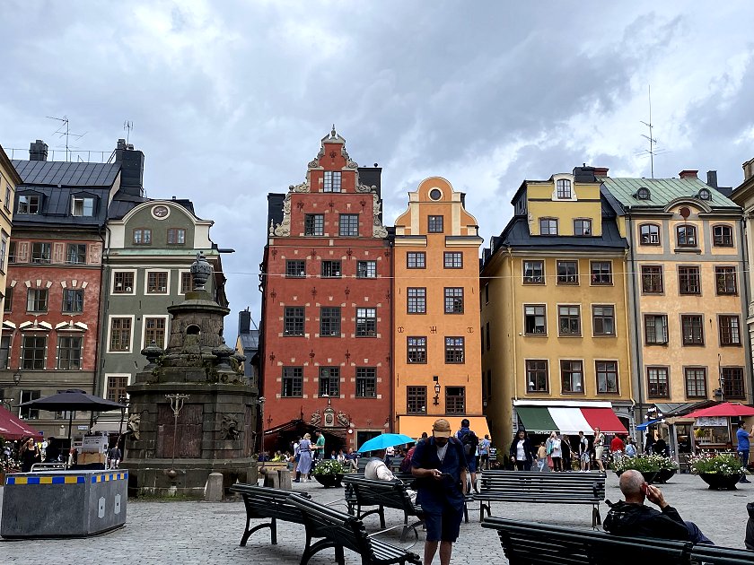 Colourful Stortorget (“Grand Square”) is regarded as the heart of Gamla Stan