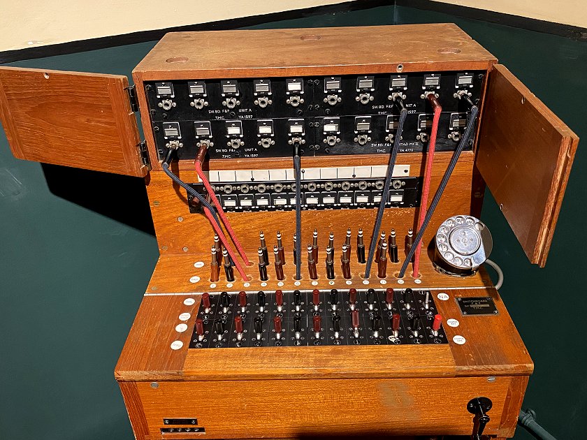 Early switchboard, where calls were manually routed to the right person