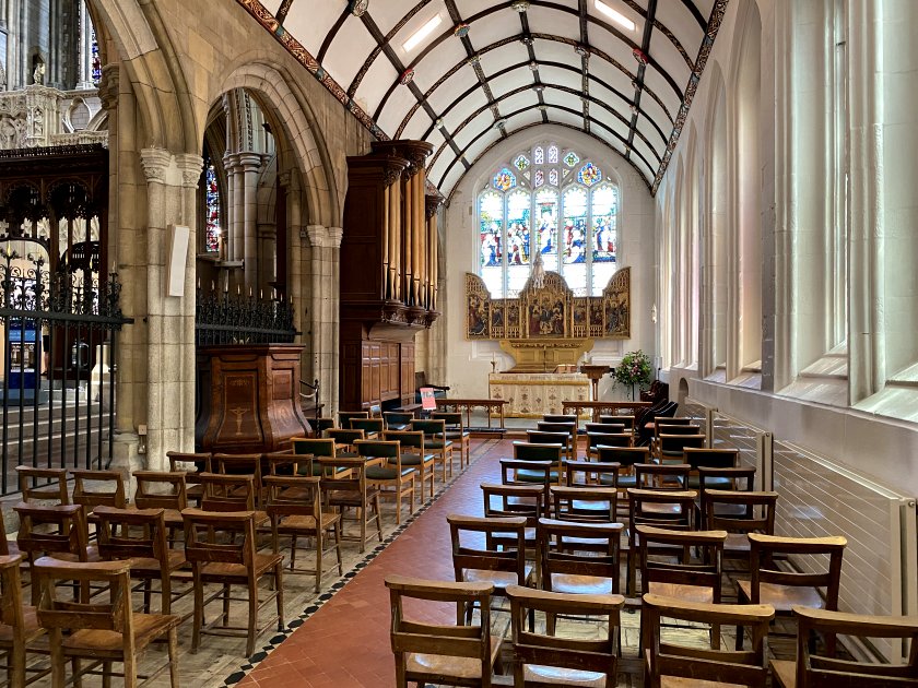 St Mary's Aisle, saved from the original parish church on the site